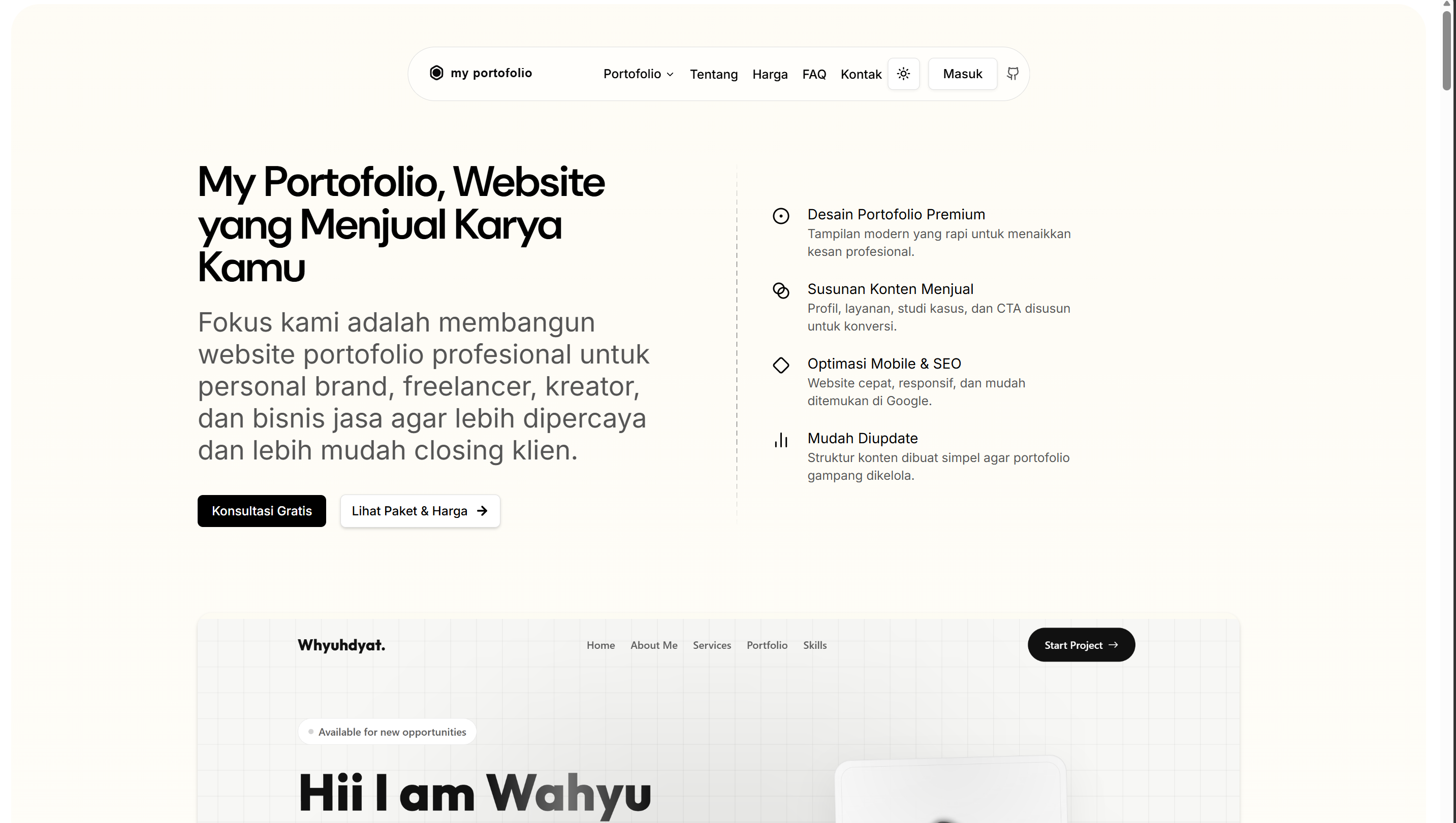 Preview myportofolio.store